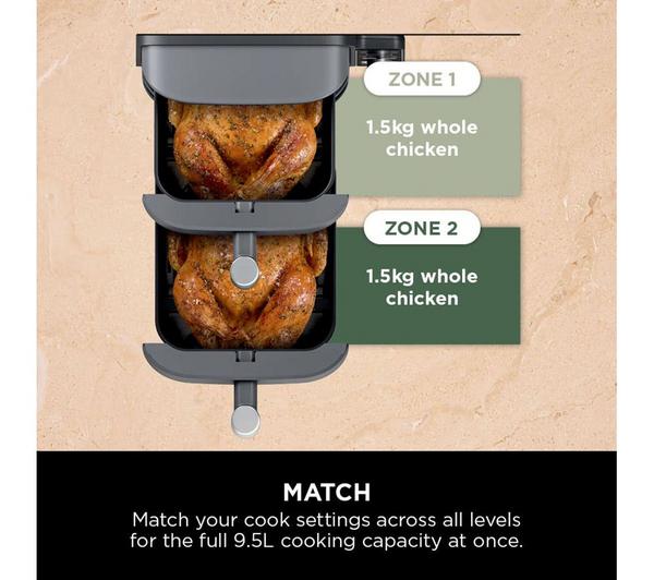 Ninja Double Stack XL 9.5L Air Fryer SL400UK