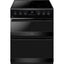 CDA CFC6100MB 60 cm Freestanding Electric Cooker with Ceramic Hob & AirFry Tray – Matte Black (A‑Rated)