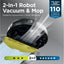 SHARK RV2620WDUK Matrix Plus 2-in-1 Robot Vacuum Cleaner - Black