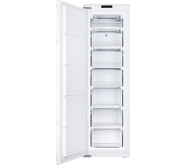Hoover HOUS518EWK 204 L Integrated Upright Freezer – White, E Rated, Sliding Door Fixing Kit