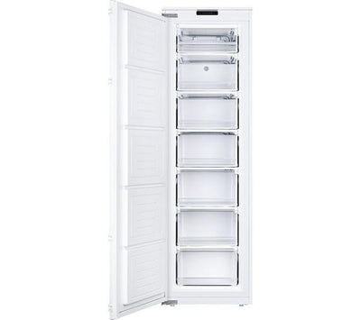 Hoover HOUS518EWK 204 L Integrated Upright Freezer – White, E Rated, Sliding Door Fixing Kit
