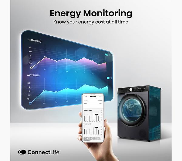 Hisense 3S Series DH3S802BB3 Heat Pump Tumble Dryer