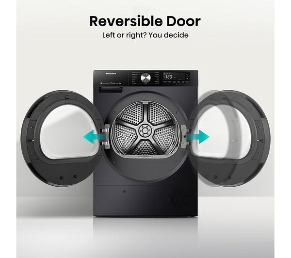 Hisense 3S Series DH3S802BB3 Heat Pump Tumble Dryer