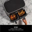 Ninja Foodi AF200UK 4-in-1 Dual Zone Air Fryer – 9.5L, 2400W, Black