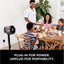 Shark FlexBreeze Pro Mist FA300UK – 11.8″ Hybrid Pedestal & Tabletop Fan with Misting, Corded/Cordless – Charcoal Grey