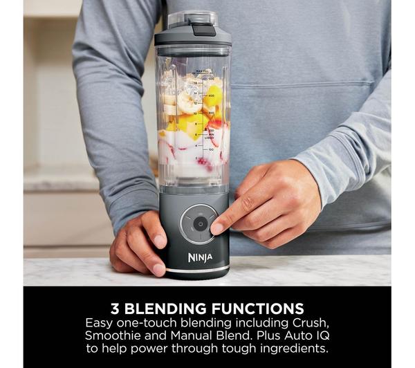 Ninja Blast Max Portable Blender (Cool Grey) – Model BC251UKGY