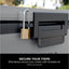 Ninja FrostVault 47L Hard Cooler with Dry Zone – Slate Grey | FB151UKGY | Keeps Ice Cold for Days
