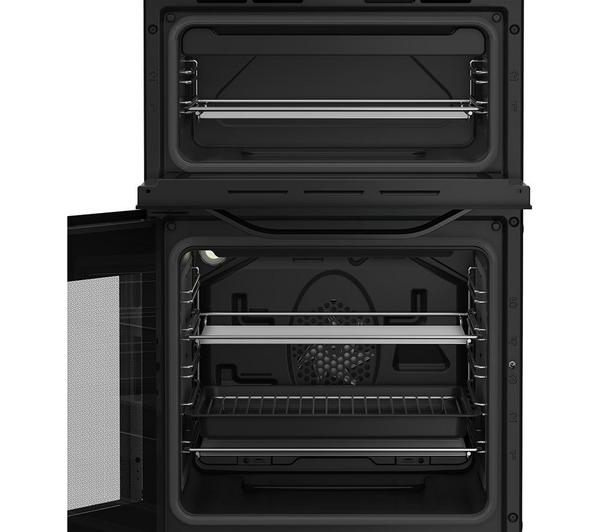 Hotpoint HDE5VDCB 50cm Electric Cooker with Ceramic Hob – Black