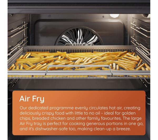 Hotpoint HDE6VDCAX 60cm Electric Cooker with Ceramic Hob – Inox