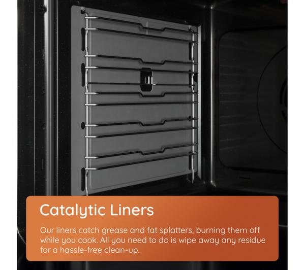 Hotpoint HDE6VDCAX 60cm Electric Cooker with Ceramic Hob – Inox