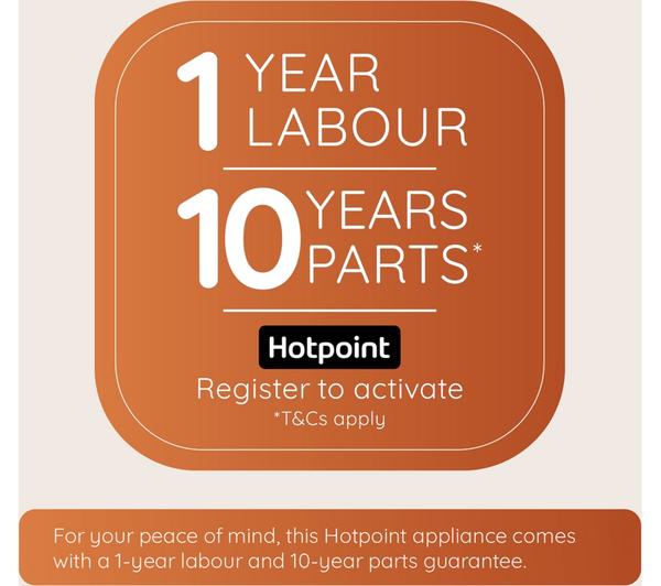 Hotpoint HDE6VDCAX 60cm Electric Cooker with Ceramic Hob – Inox