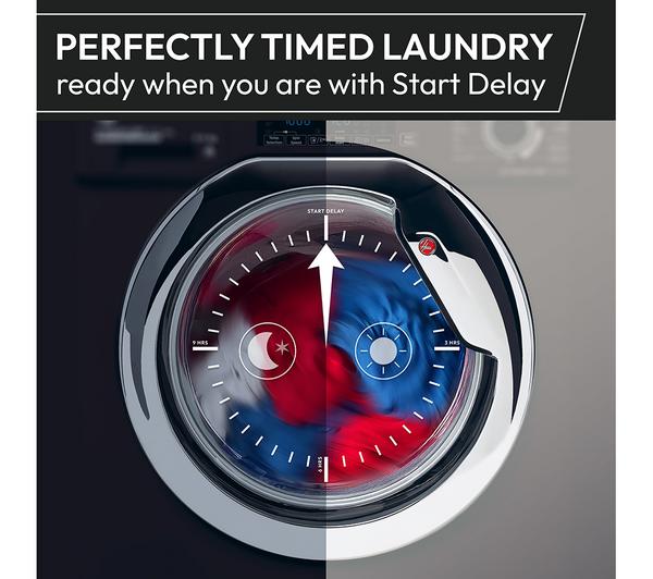 Hoover HRE H10N2TE-80 H-Dry 350 10kg Heat Pump Tumble Dryer – WiFi – White – A++ Energy Rated