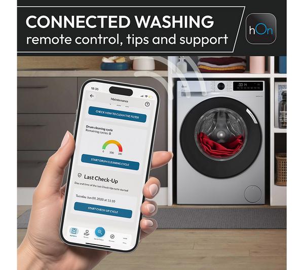 Hoover HBR49SBL8-80 Pro Wash Series 3 9kg 1400 Spin WiFi Washing Machine – White – A Energy Rated