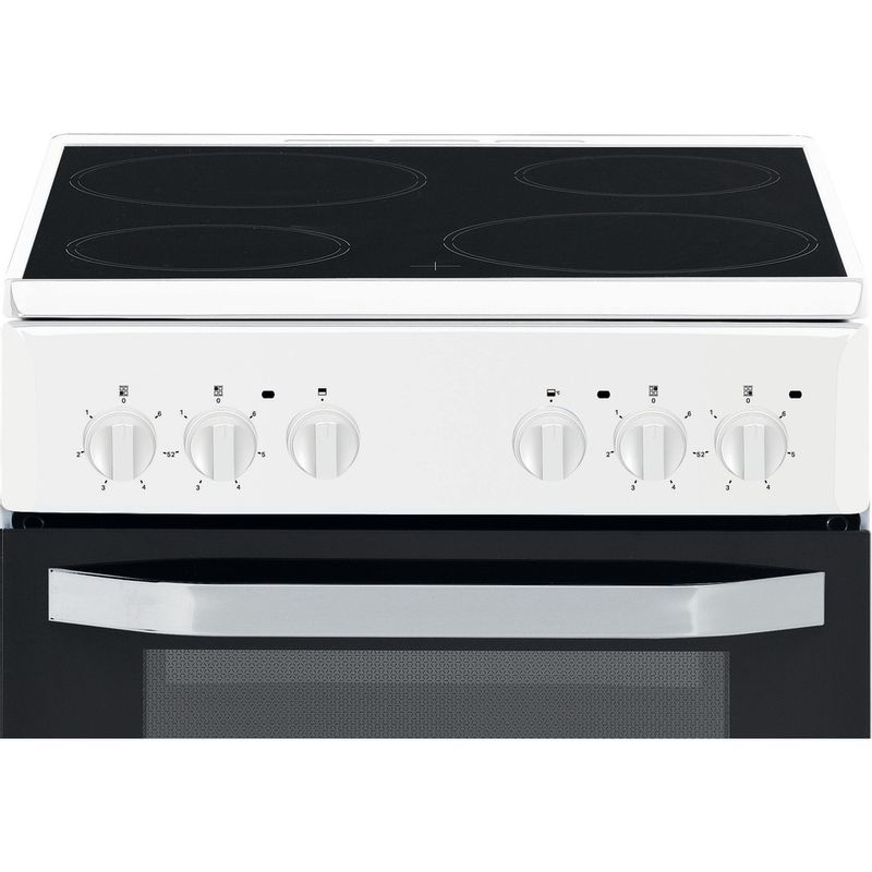 Hotpoint HD5V92KCW 50 cm Electric Ceramic Cooker - White