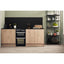 Hotpoint HD5V93CCB/UK 50cm Electric Cooker with Ceramic Hob - Black - A/B Rated