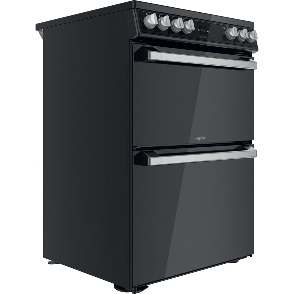 HOTPOINT Multiflow HDT67V9H2CB 60 cm Electric Ceramic Cooker - Black
