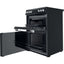 HOTPOINT Multiflow HDT67V9H2CB 60 cm Electric Ceramic Cooker - Black
