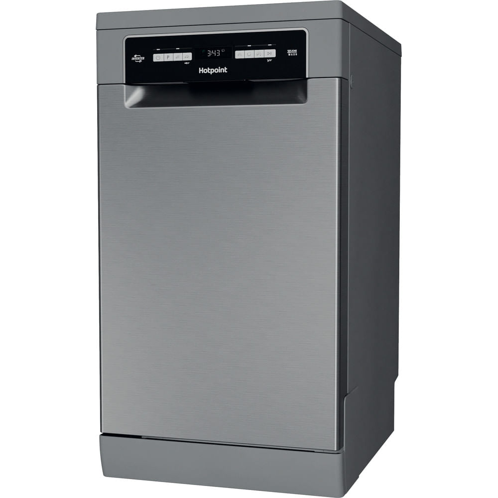 Hotpoint Freestanding Slimline Dishwasher – 3D Zone Wash Technology