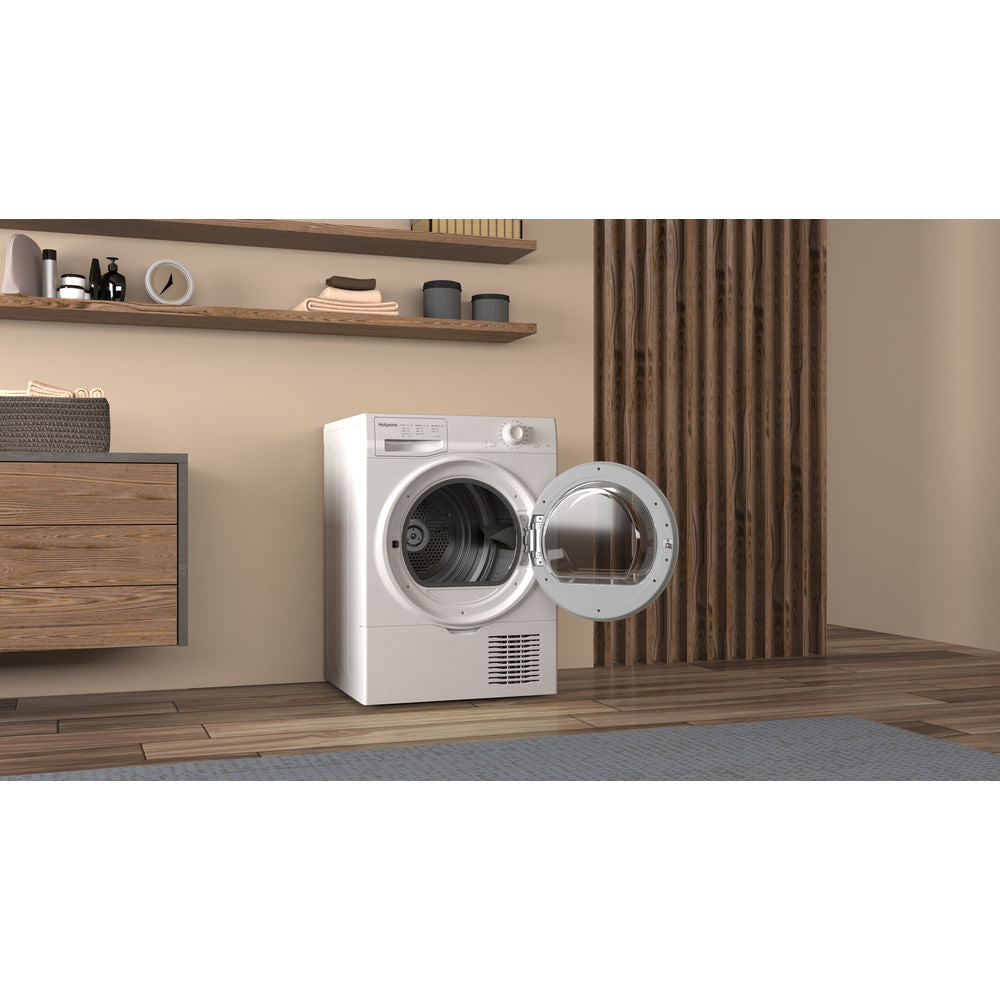 Hotpoint 7Kg Condenser Tumble Dryer - White - B Rated - H2D71WUK