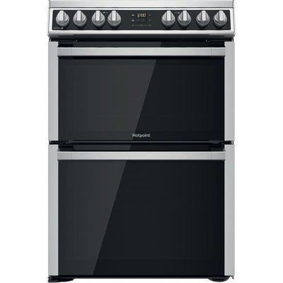 Hotpoint 60Cm Electric Double Cooker 2 Full Fan Ovens - Stainless Steel - HDM67V8D2CXUK