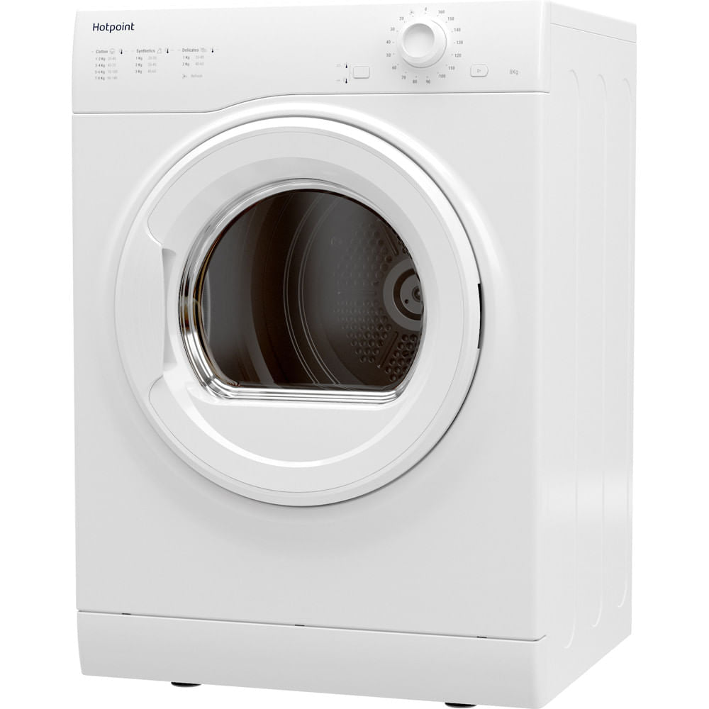 Hotpoint 8kg  Vented Tumble Dryer - White - H1D80WUK
