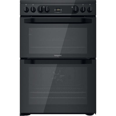 Hotpoint HDM67V92HCB 60cm Electric Ceramic Cooker - Black