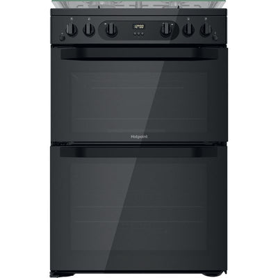 Hotpoint Double Cooker - Black - HDM67G0CCBUK