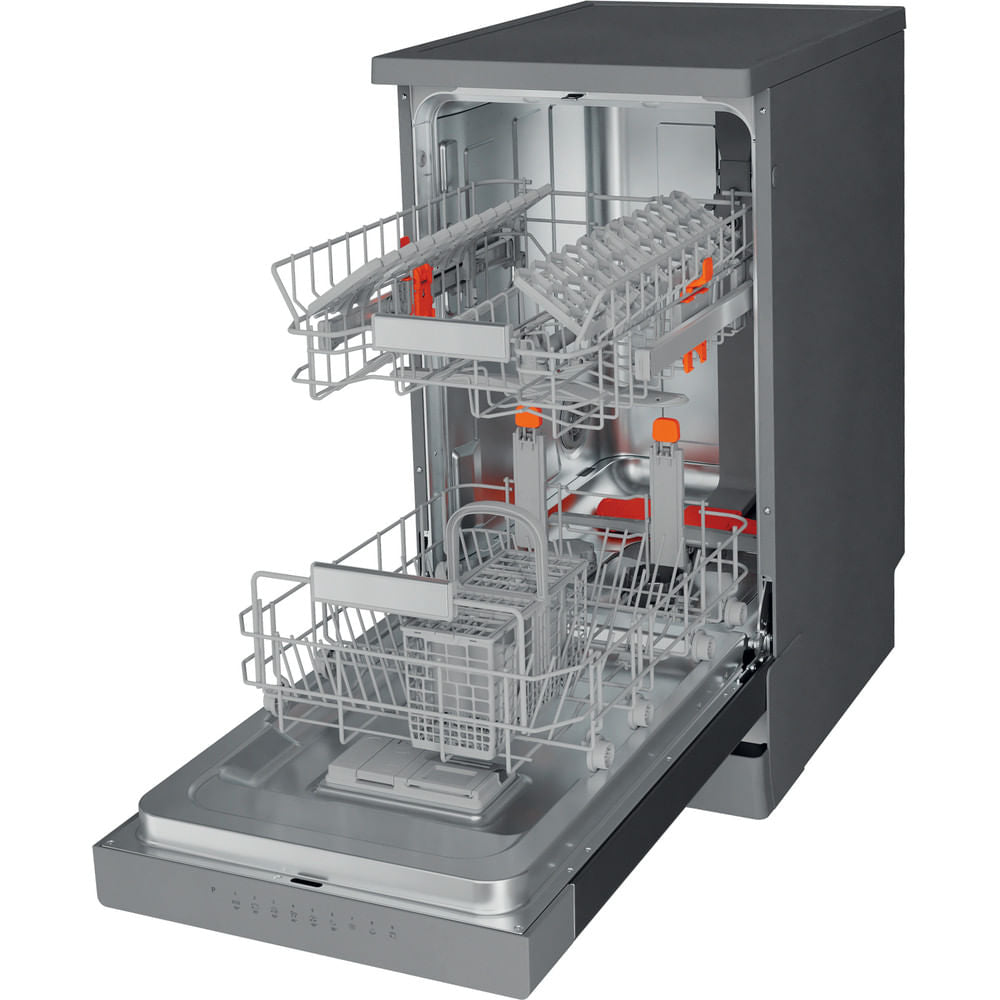 Hotpoint Freestanding Slimline Dishwasher – 3D Zone Wash Technology