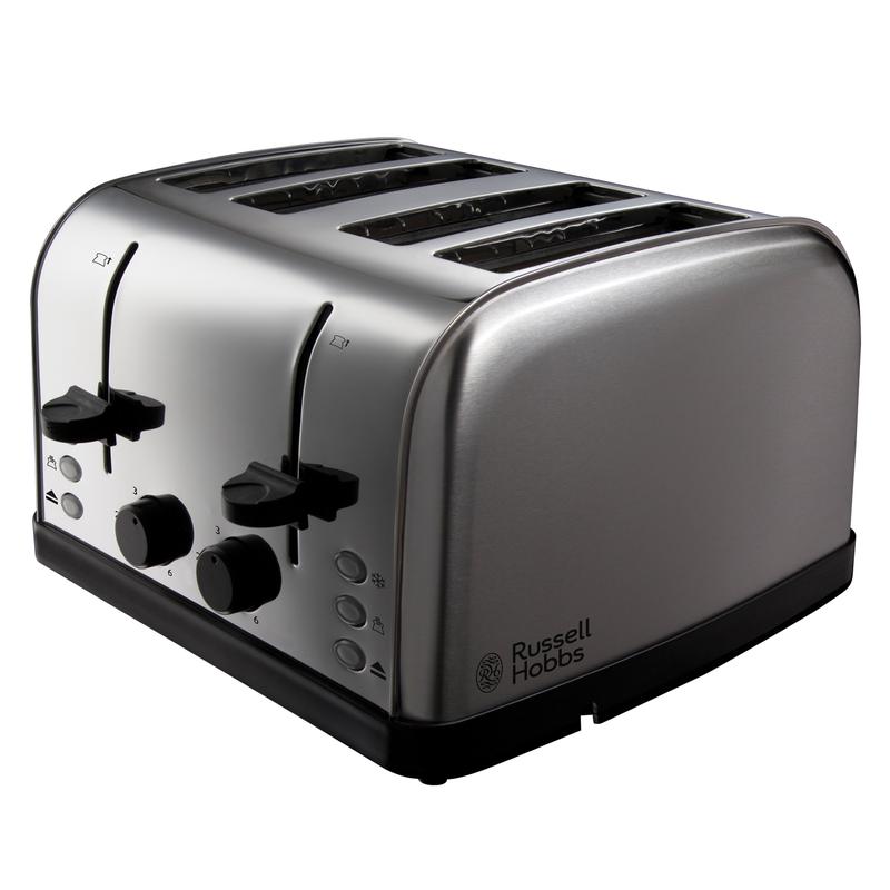Russell Hobbs 4 Slice Toaster Brushed
