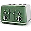 Breville Lustra Matt Forest Green 4 Slice Toaster - VTT992