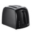 Textures 2-Slice Toaster – Black – Stylish & Compact – Model 21641