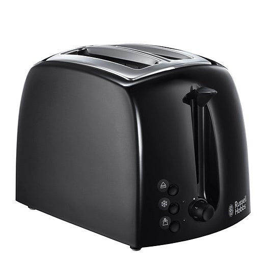 Textures 2-Slice Toaster – Black – Stylish & Compact – Model 21641