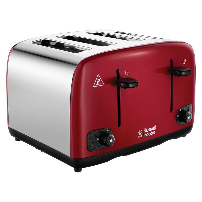 Russell Hobbs Cavendish 4 Slice Toaster Red - 24092