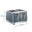 Russell Hobbs Inspire Toaster 4 Slice