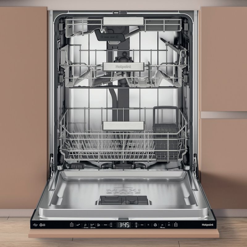 Hotpoint H8I HT59 LS UK Built-in 14 Place Setting Hydroforce Dishwasher