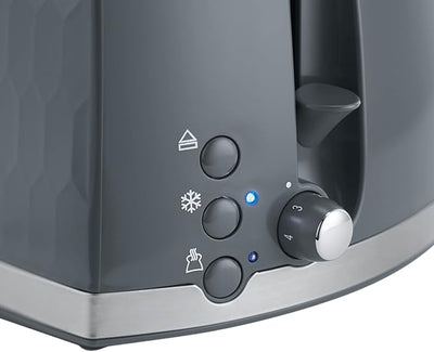 Honeycomb 2-Slice Textured Toaster – Stylish & Durable – Model 26063
