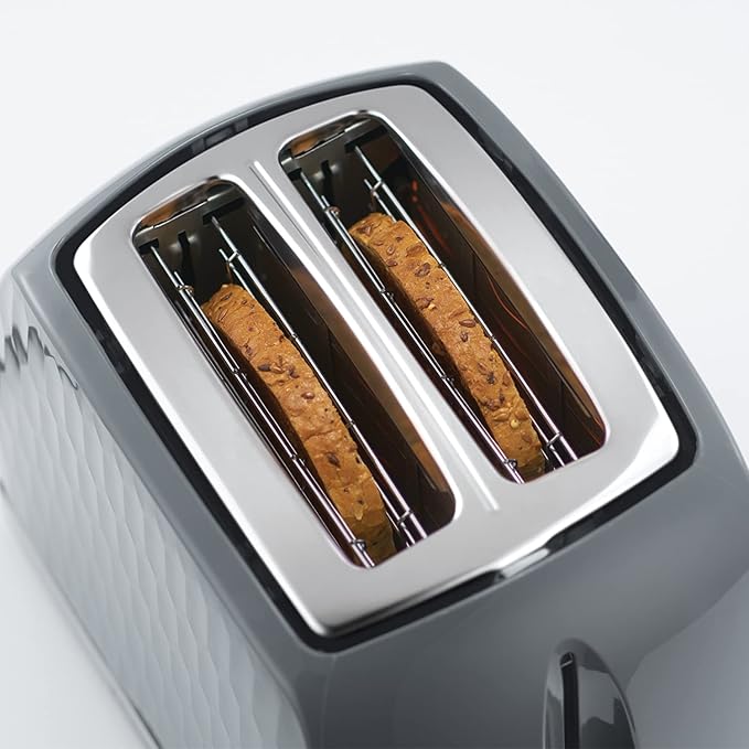 Honeycomb 2-Slice Textured Toaster – Stylish & Durable – Model 26063