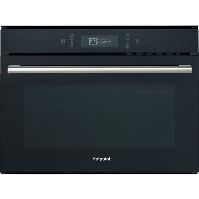 HOTPOINT MP676IXH Built‑in Combination Microwave Oven – 40 L Built‑In Microwave with Dynamic Crisp & Dynamic Steam, 900 W Microwave, 1600 W Grill, Black