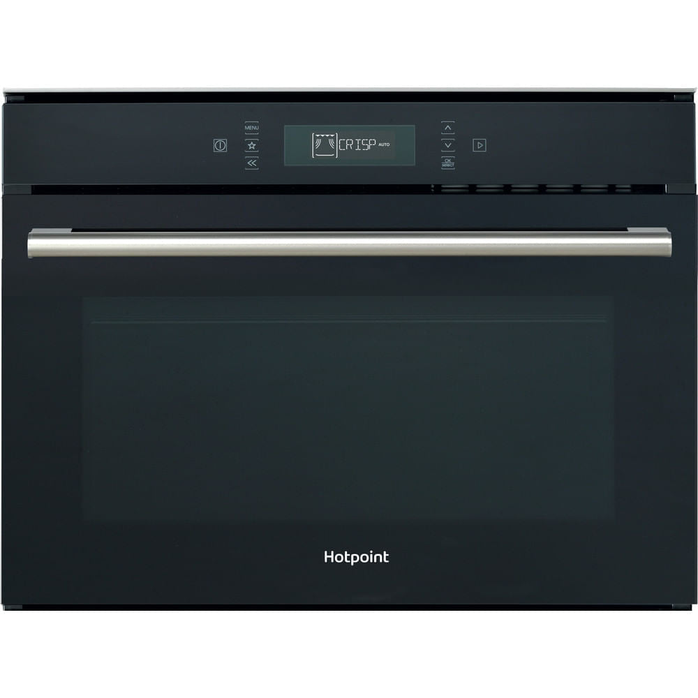 Hotpoint Multiwave MP676BLH 46cm High, Built In Combination Microwave Oven - Black