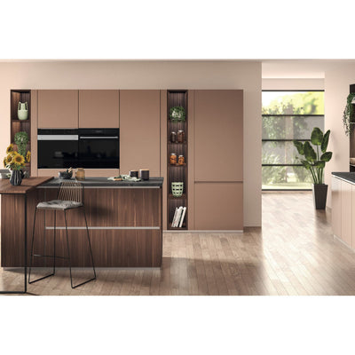 HOTPOINT MP676IXH Built‑in Combination Microwave Oven – 40 L Built‑In Microwave with Dynamic Crisp & Dynamic Steam, 900 W Microwave, 1600 W Grill, Black