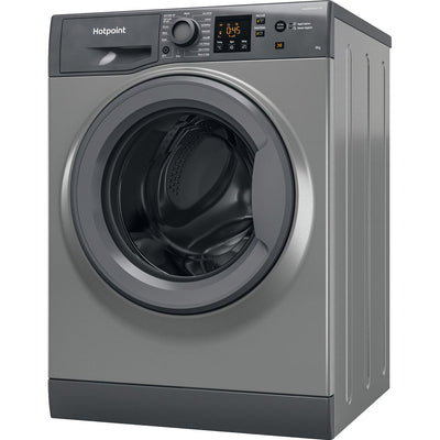 Hotpoint Anti-stain Washing Machine - Graphite - 9kg - 1400rpm - A Rated - NSWF946GGUK