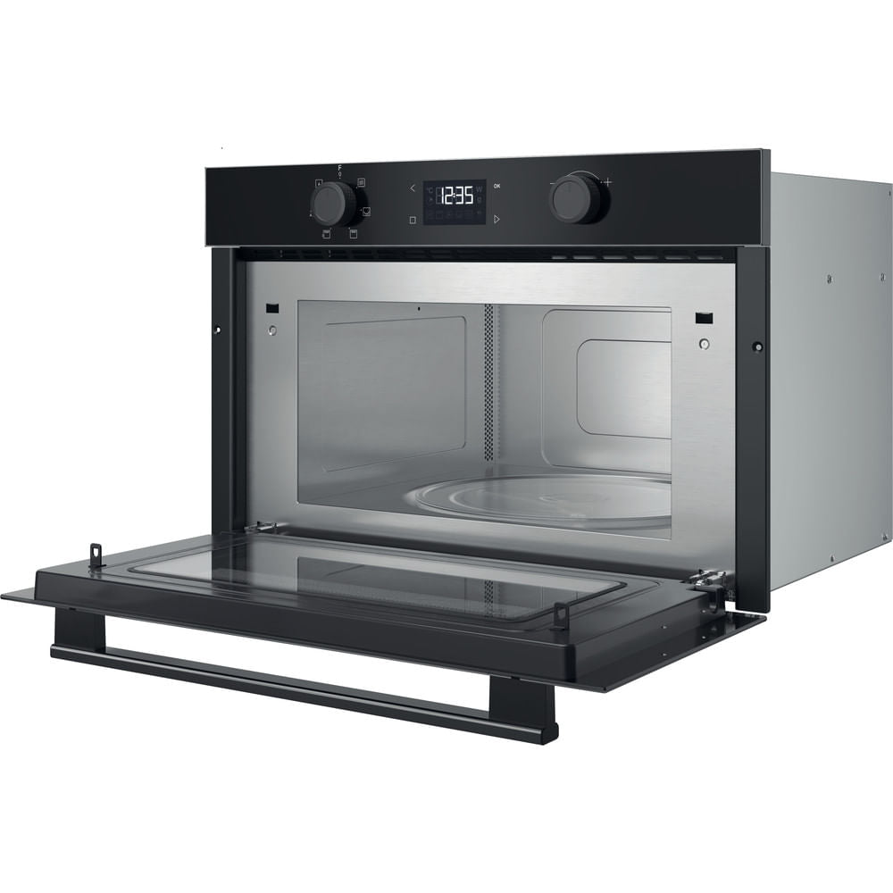 Hotpoint HPD254CRBUK 31 L Built‑In Microwave & Grill – Black, 1000W Dynamic Crisp