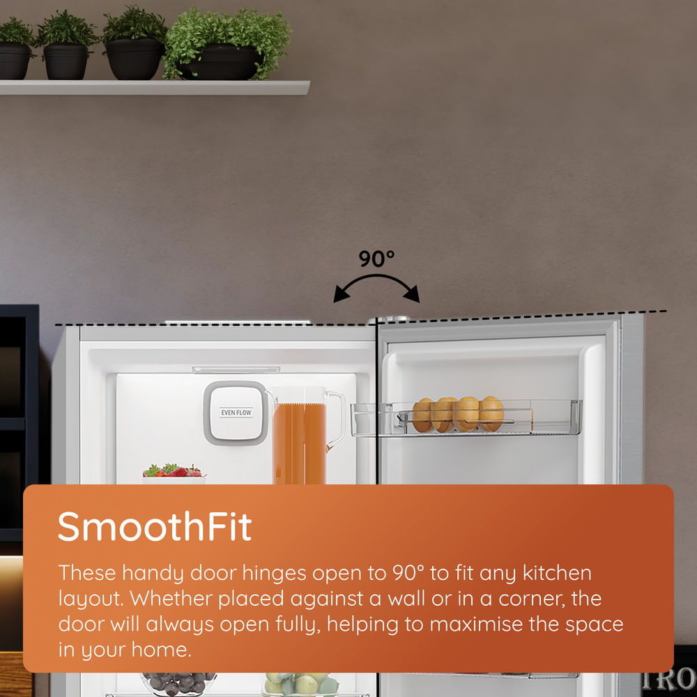 Hotpoint 60/40 Freestanding Dual No Frost Fridge Freezer – Even Flow Technology