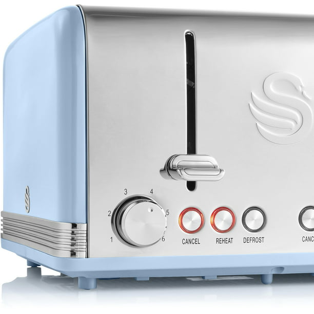 Swan Retro 4-Slice Toaster ST19020BLN