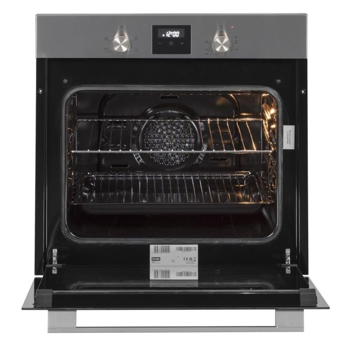 Creda C60BIFX Built-In Single Electric Fan Oven – Stainless Steel, Under-Counter Compatible