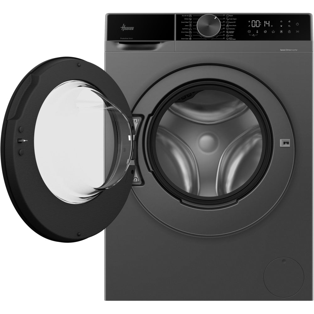 Hoover HGD410B9GC-80 10kg 1400 Spin Washing Machine – Graphite – A Rated