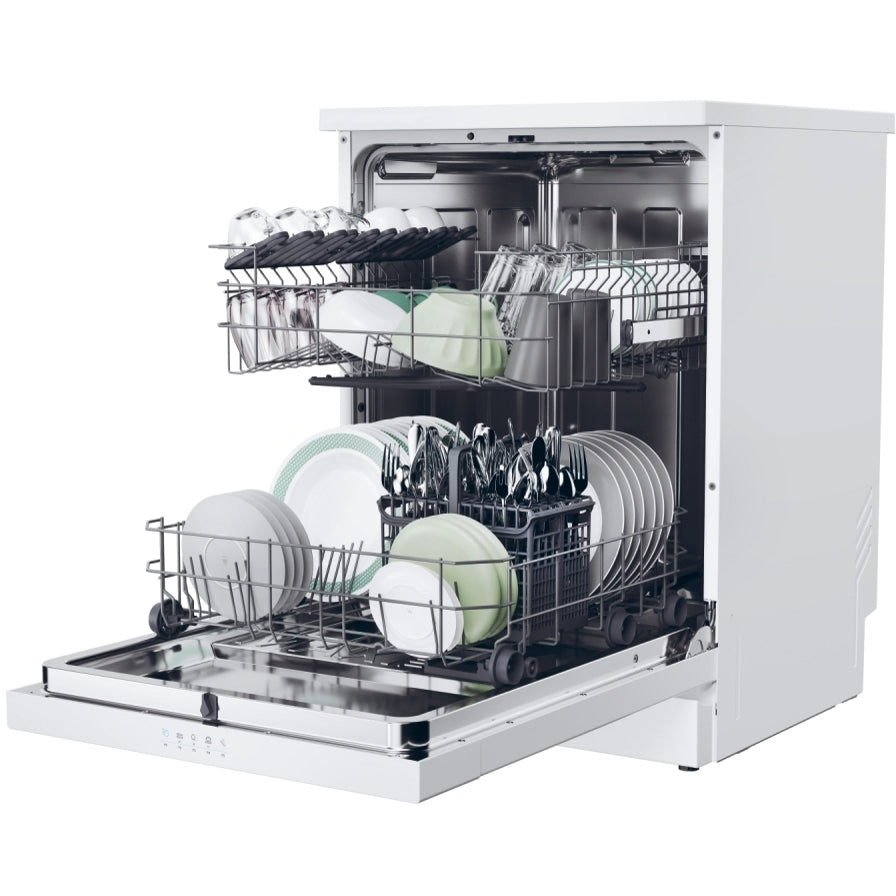 Candy CF3C9E0W 60cm Freestanding Dishwasher, 13 Place Settings – White