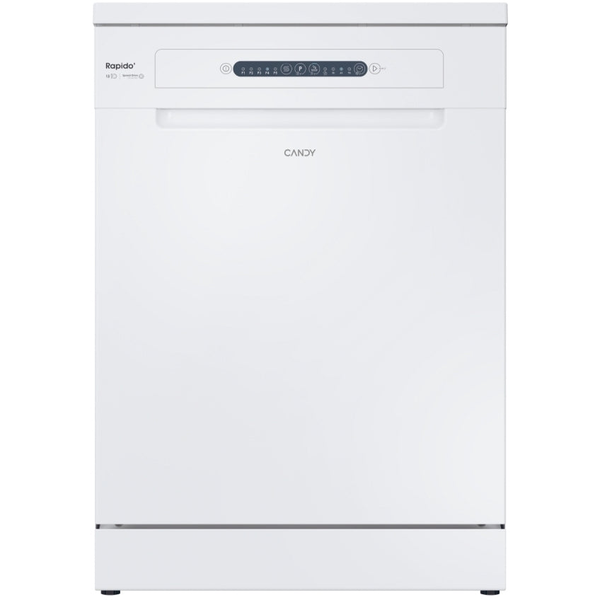 Candy CF3C9E0W 60cm Freestanding Dishwasher, 13 Place Settings – White
