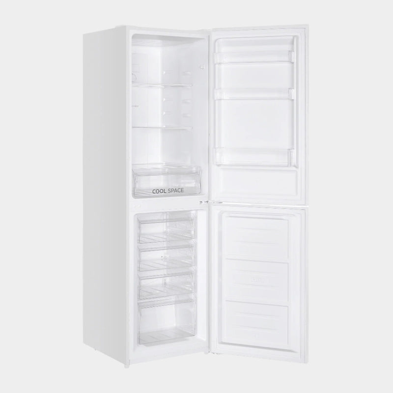 Hoover H-FRIDGE 300 253L No Frost Fridge Freezer – White | 50/50 Split | E Rated | HOCH1T518EWK-1