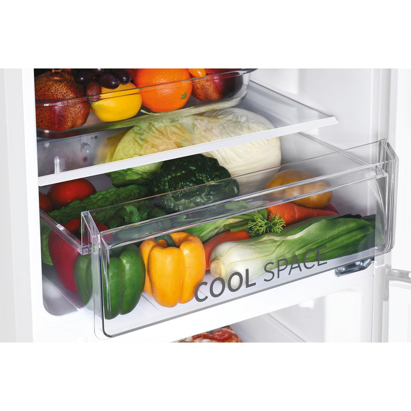 Hoover H-FRIDGE 300 253L No Frost Fridge Freezer – White | 50/50 Split | E Rated | HOCH1T518EWK-1